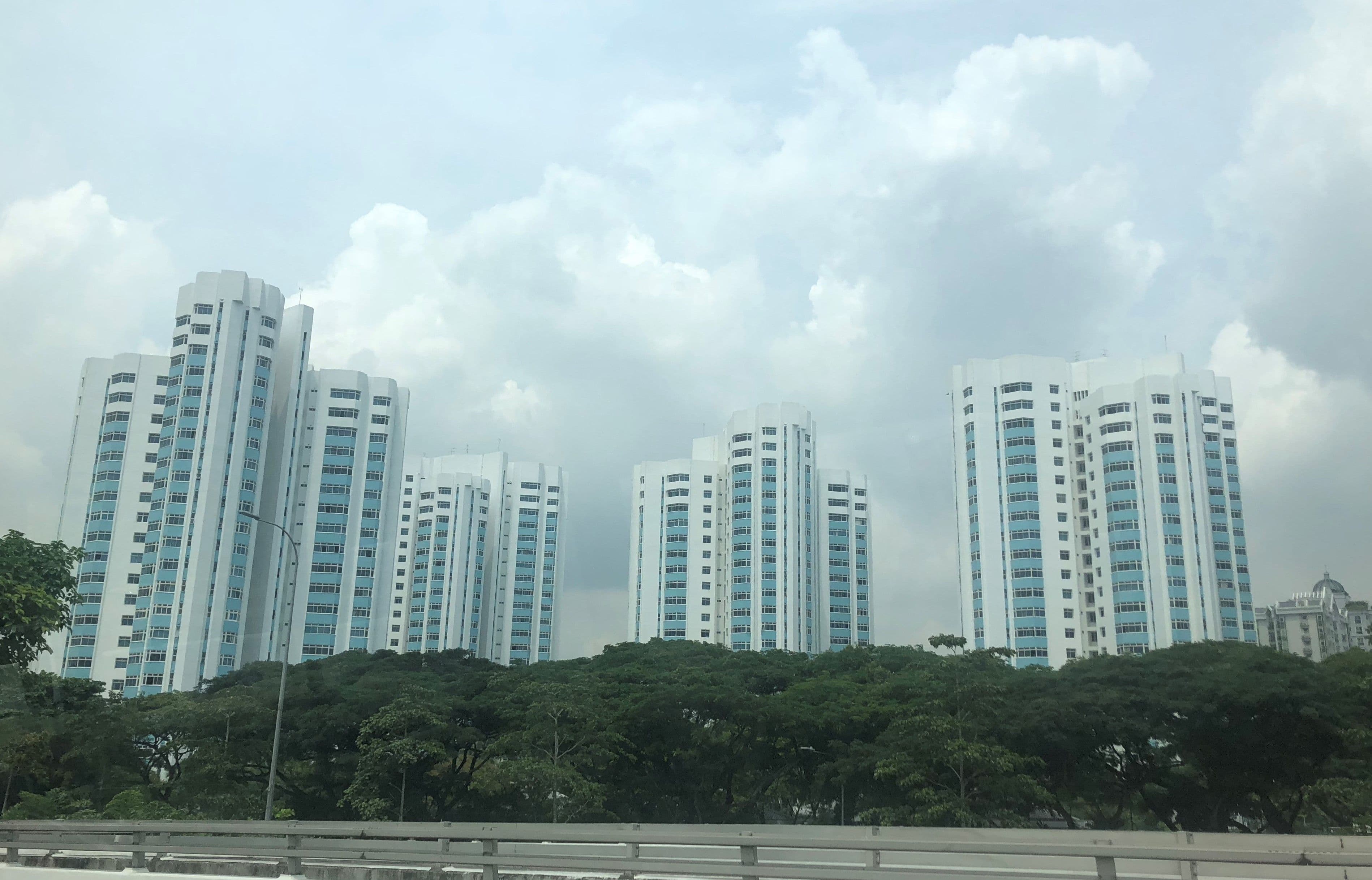 Marine Parade and East Coast aerial view